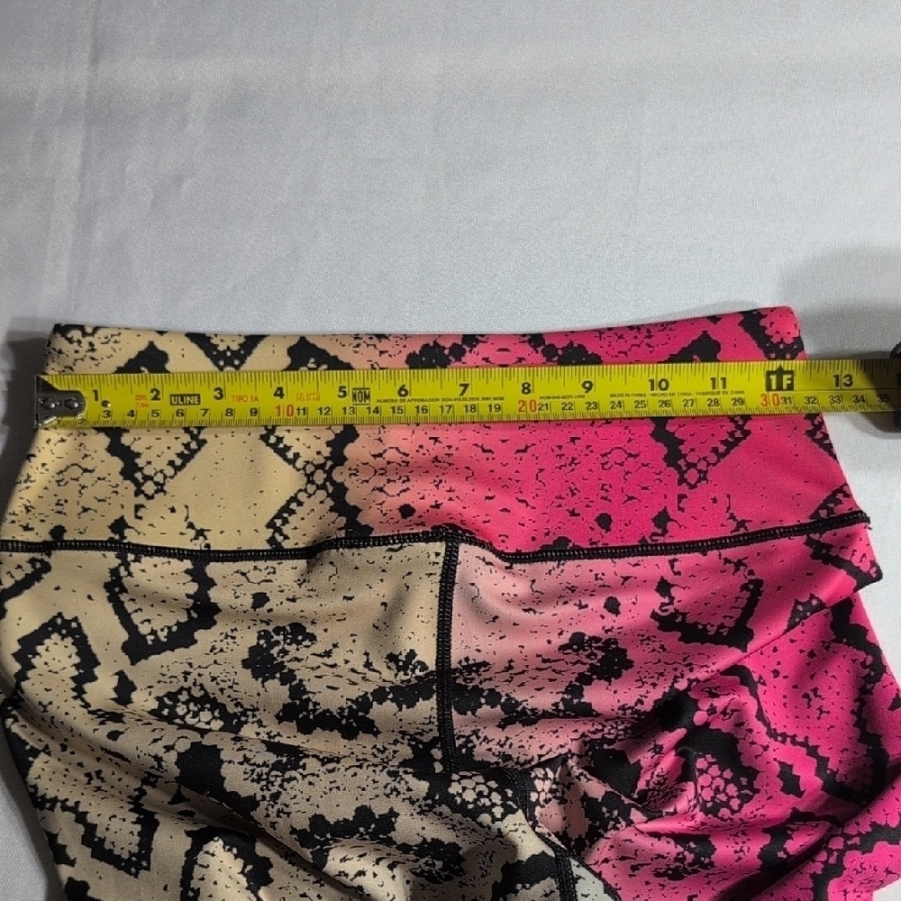 Yelete Multicolor Patterned Leggings Size Small - Picture 5 of 6